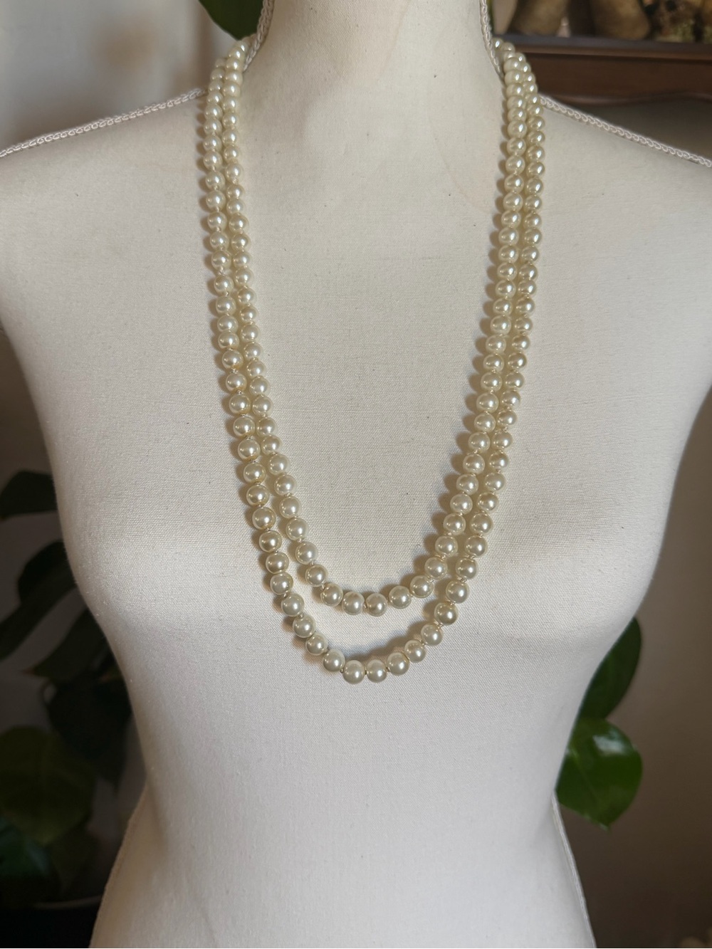 Vintage Genuine South Sea South Pacific Pearl Necklace Long